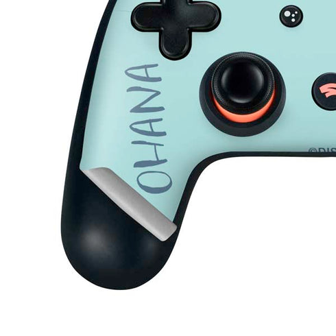 Disney Lilo and Stitch Ohana Google Stadia Controller Skin